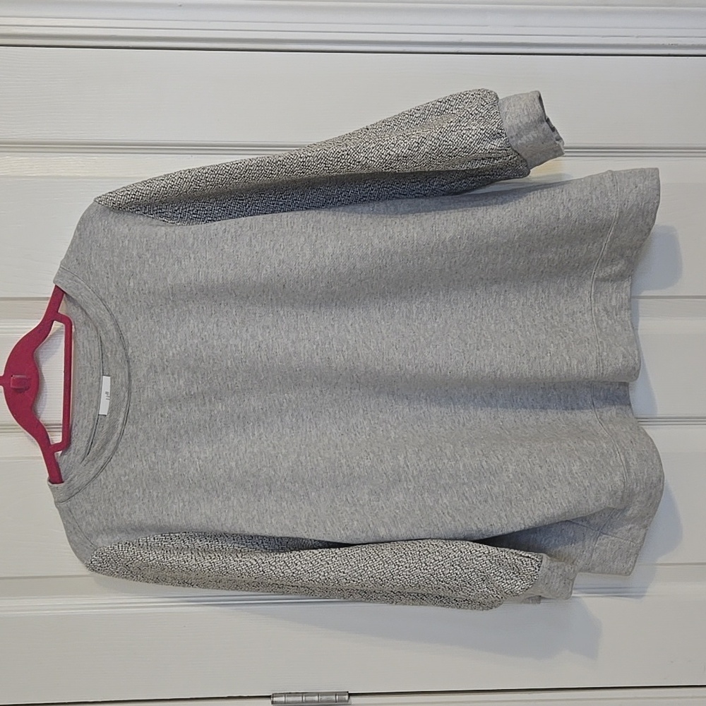 JJill Gray Terry Sweatshirt